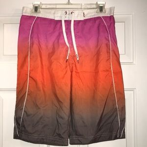 Boy’s Red Camel Swim Trunks
